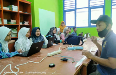 Inspection and installation of the equipment delivered in Naringgul schools, Cianjur, West Java, Indonesia, on 28-30 March 2023.